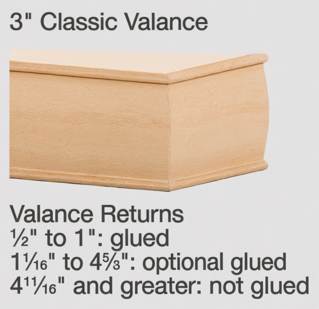 3" Classic Valance