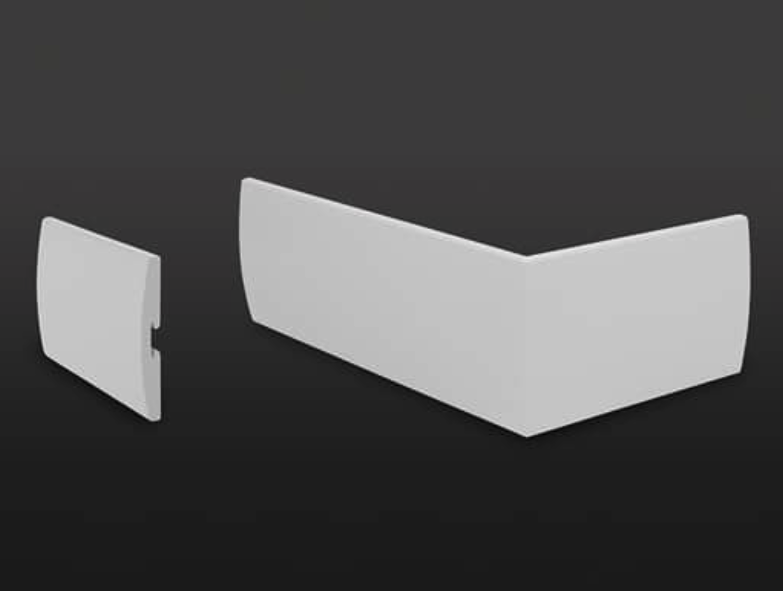 2 1/2" Modern Curved