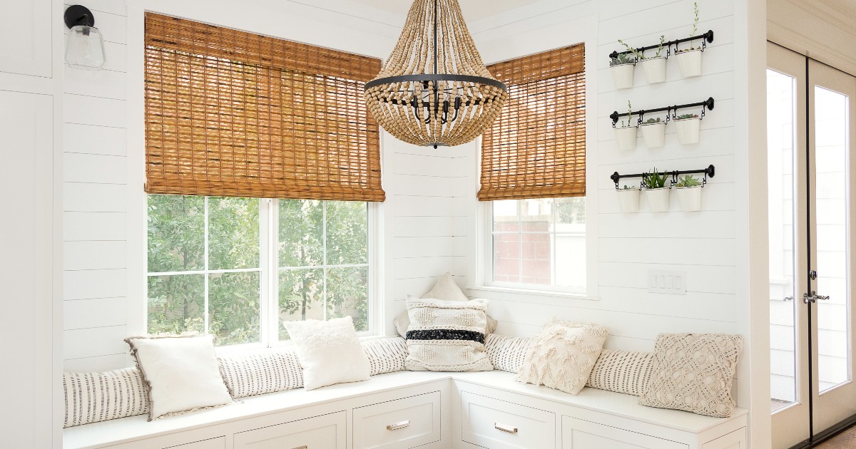 Natural Woven Wood Shades from Blindsmax and Graber are 20% off!