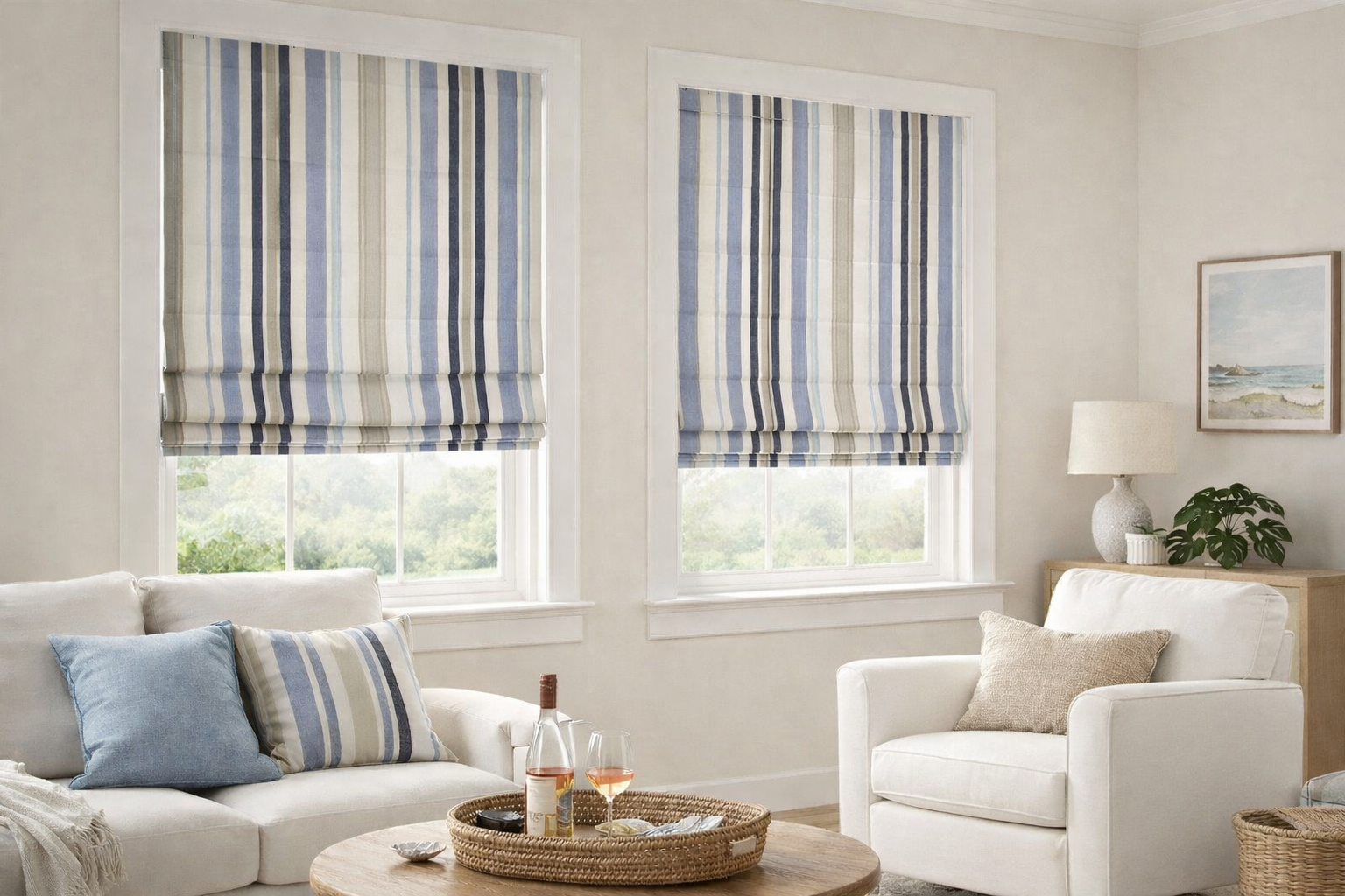 Vacation Mode at Home: 15% Off Blindsmax Select Fabric Roman Shades