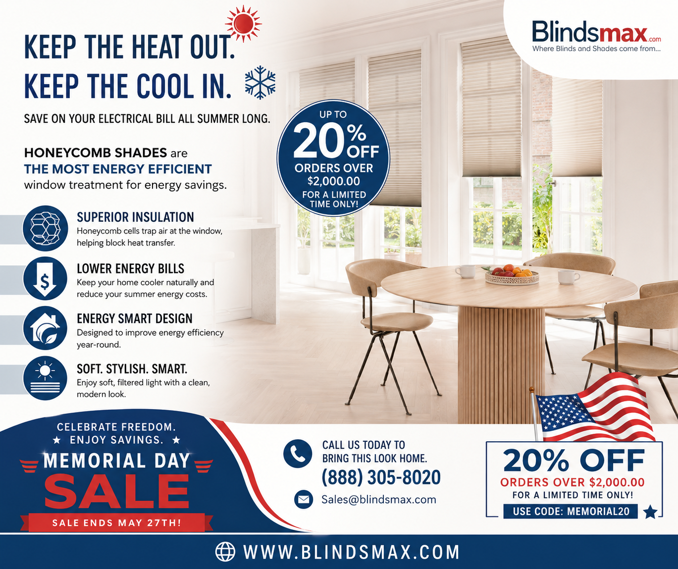 Memorial Day 2026 HoneyComb Facebook Promotion 